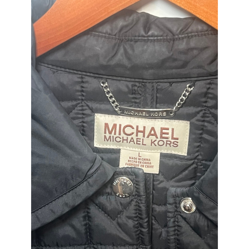 Michael Kors Black Quilted Jacket - Picture 4 of 7